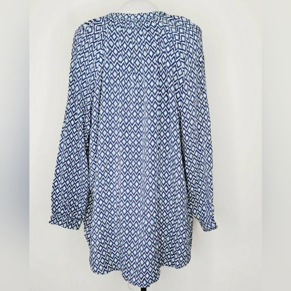 SOLD! Blue blouse M/L by Sweewe Paris - Picture 7 of 7